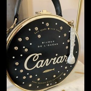 ♠️ Kate Spade Novelty Caviar crystal bag